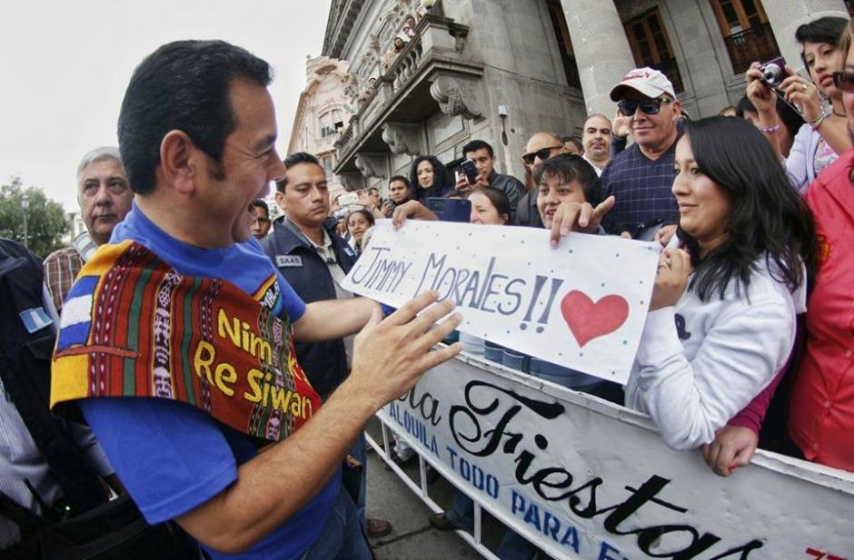 El presidente electo, Jimmy Morales inicio una gira en el pa&iacute;s para agradecer a los votantes. &nbsp;(Foto: &nbsp;Facebook/JimmyMorales)&nbsp;