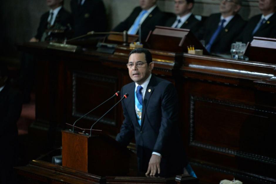 Morales lament&oacute; que no todos se quedaran a escuchar el informe. (Foto: Wilder L&oacute;pez/Soy502) 