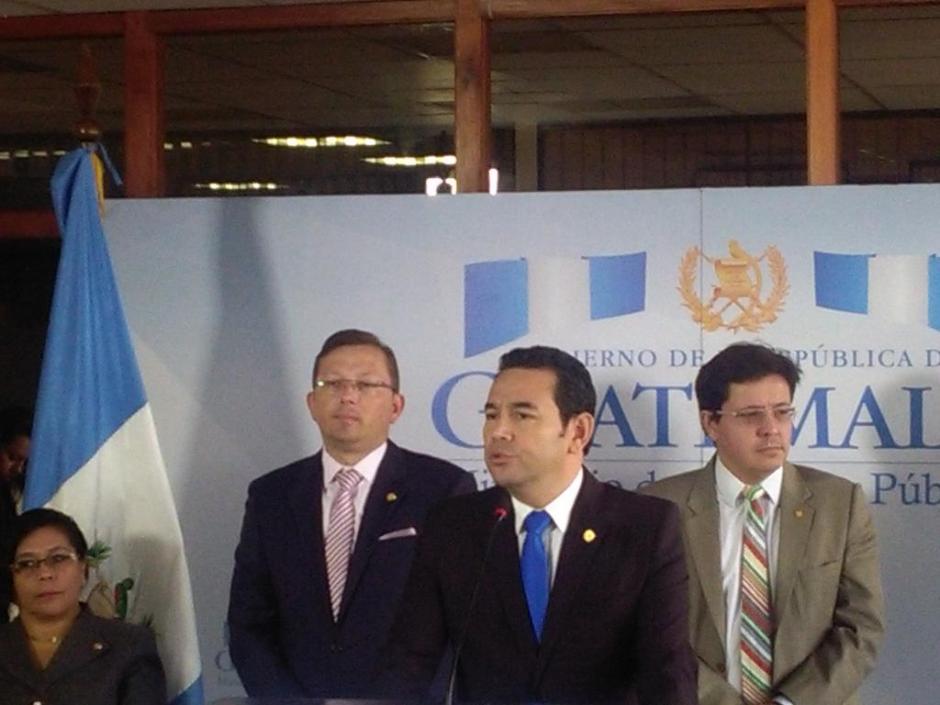 El presidente Jimmy Morales inform&oacute; que no se planea incrementar el IVA. (Foto: @GuatemalaGob)