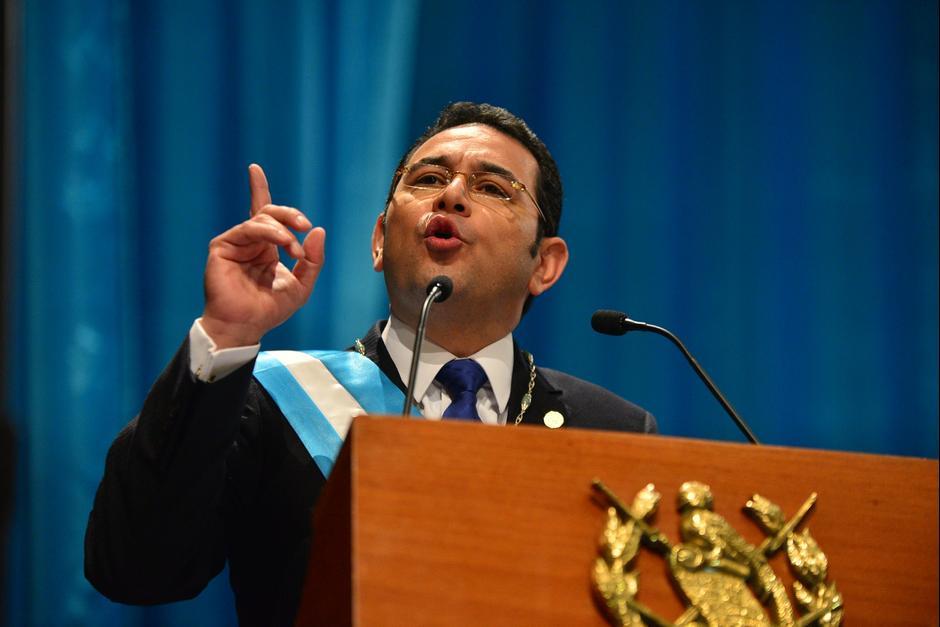 En enero, juramentaron a Jimmy Morales como Presidente de Guatemala. (Foto: Archivo/Soy502) 