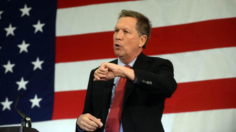 El acto de postulaci&oacute;n se llev&oacute; a cabo en la Universidad del Estado de Ohio y all&iacute; Kasich dijo que &ldquo;el sol est&aacute; saliendo&rdquo; para Estados Unidos otra vez. &nbsp;(Foto: Getty)
