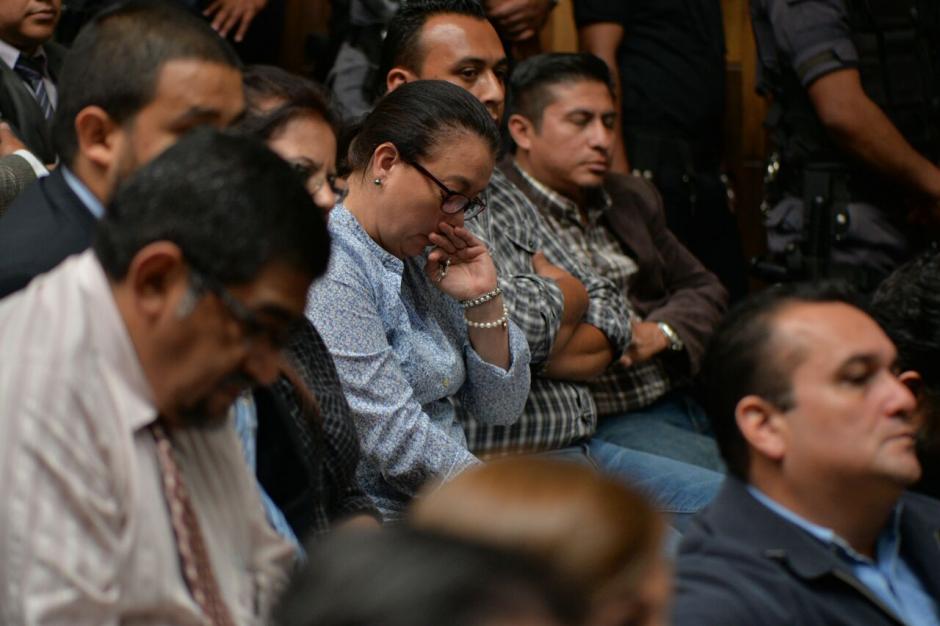 Judith del Rosario Ruiz, exasistente de Baldetti, escuchó la disculpa pública de la exvicepresidenta. (Foto: Wilder López/Soy502)