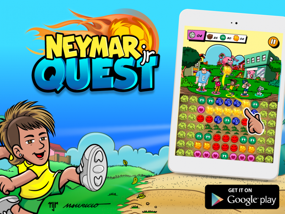 En M&eacute;xico, ya est&aacute; en fase de pruebas el juego de rompecabezas Neymar Jr. Quest. (Foto: prnewswire.com)