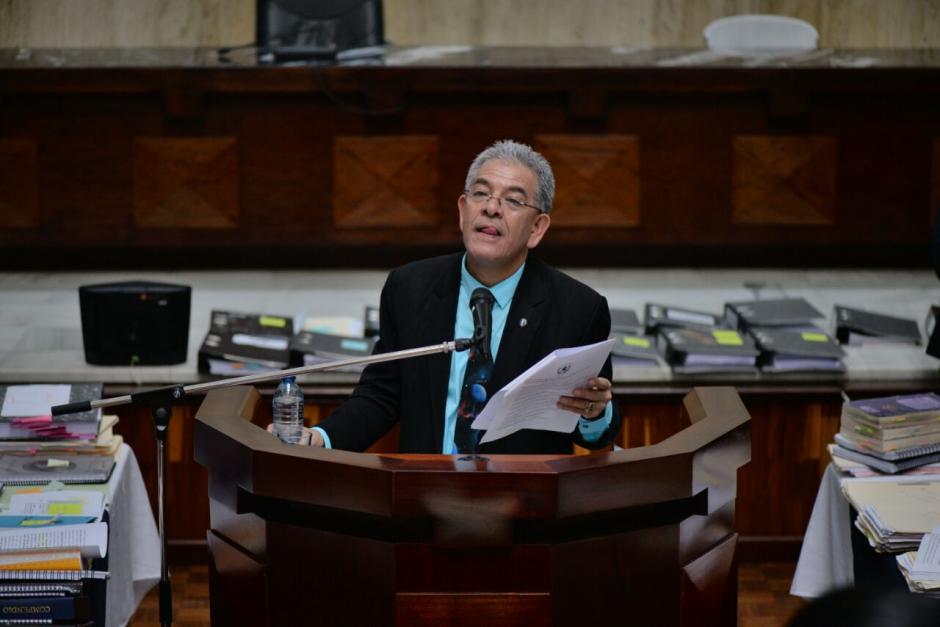 El juez de Mayor Riesgo "B", Miguel &Aacute;ngel G&aacute;lvez dar&aacute; su resoluci&oacute;n en el caso Cooptaci&oacute;n del Estado. (Foto: Wilder L&oacute;pez/Soy502)