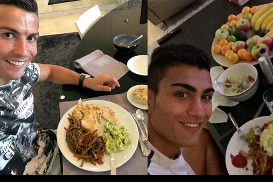 Si Cristiano come, Shanta come... y as&iacute; sucesivamente. (Instagram)