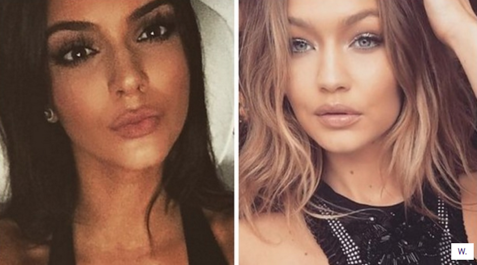 A las modelos Kendall Jenner y Gigi Hadid les quitaron las rodillas. (Foto: upsocl.com)