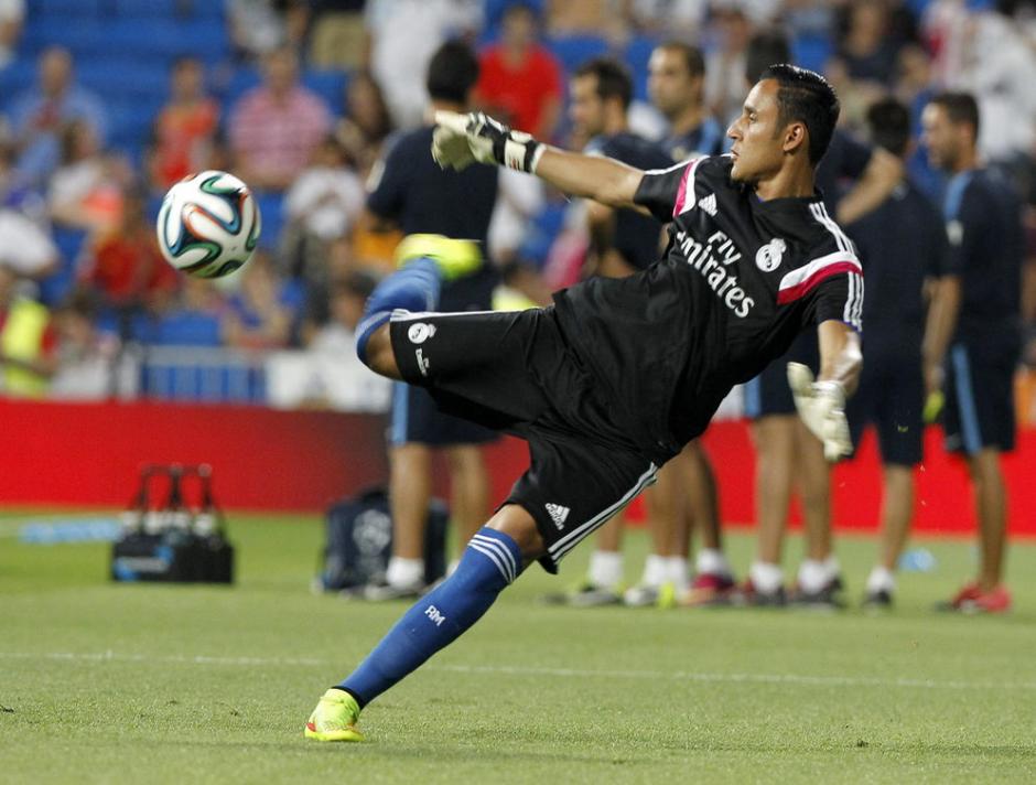 Keylor Navas se perfila a ser titular en Real Madrid frente al Atl&eacute;tico en la final de la Supercopa de Espa&ntilde;a. (Foto: EFE)