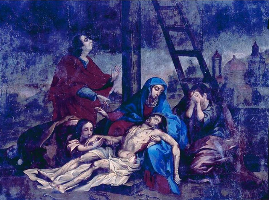La Piedad. Oleo sobre tela. (Foto: MinGob)