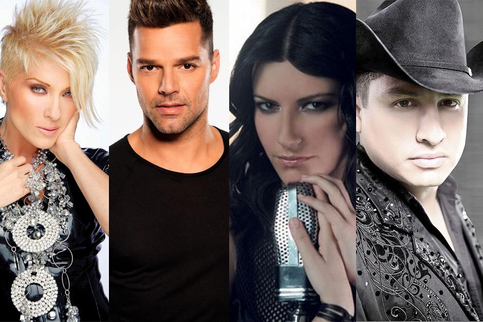 Estos son los cuatro&nbsp;coaches (entrenadores) de "La Voz M&eacute;xico": Yuri, Ricky Martin,&nbsp;Laura Pausini y&nbsp;Juli&oacute;n &Aacute;lvarez.   