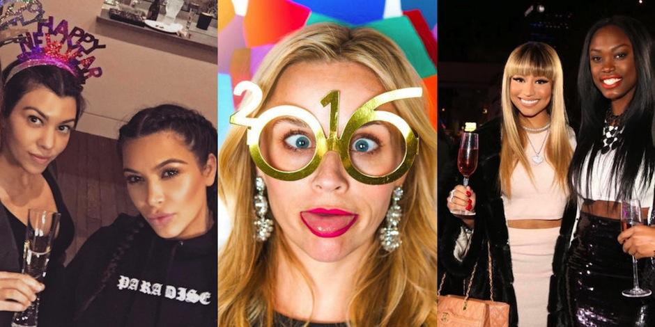 Estrellas comparten su celebraci&oacute;n de a&ntilde;o nuevo en redes sociales. (Foto: elle.com)&nbsp;
