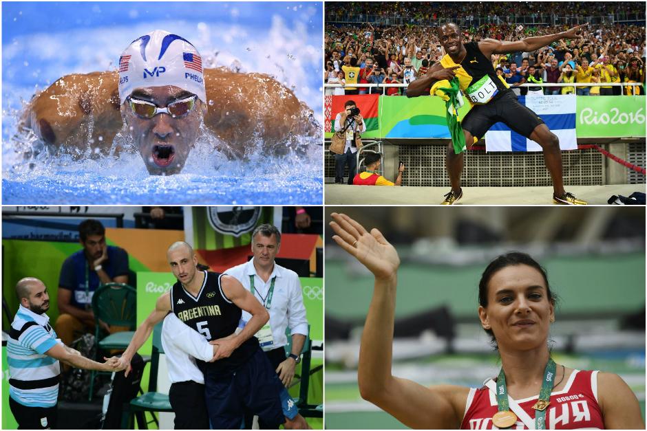 Cuatro leyendas de los Juegos Ol&iacute;mpicos participaron por &uacute;ltima vez en las justas deportivas m&aacute;s importantes del mundo. (Fotos: AFP)