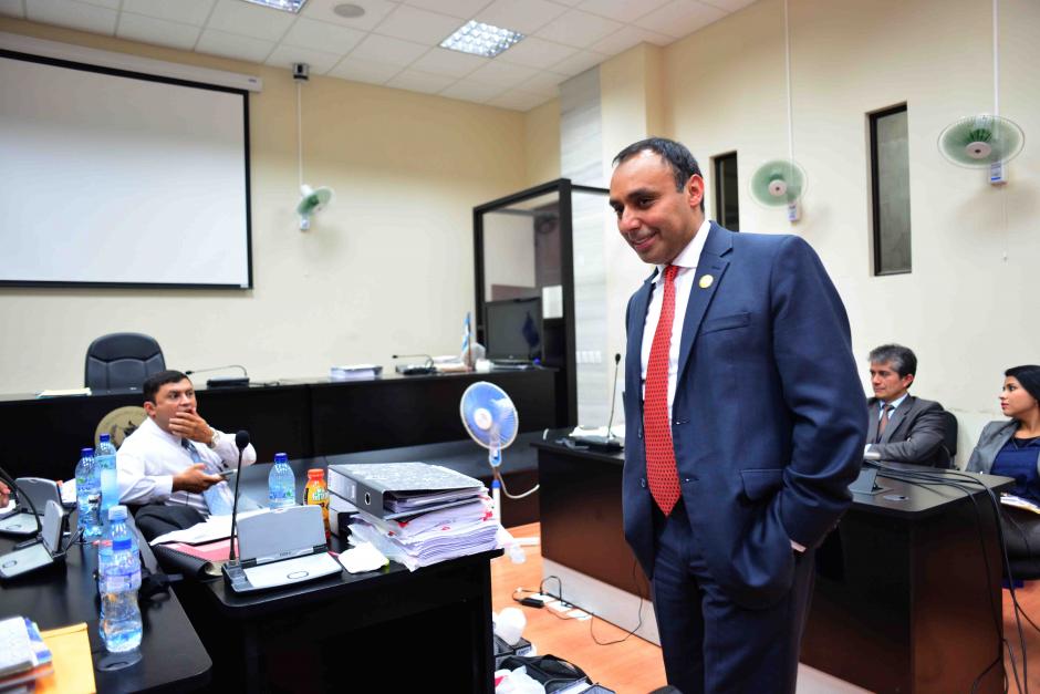 Byron Lima durante una audiencia en Tribunales. (Foto: Archivo/Soy502)