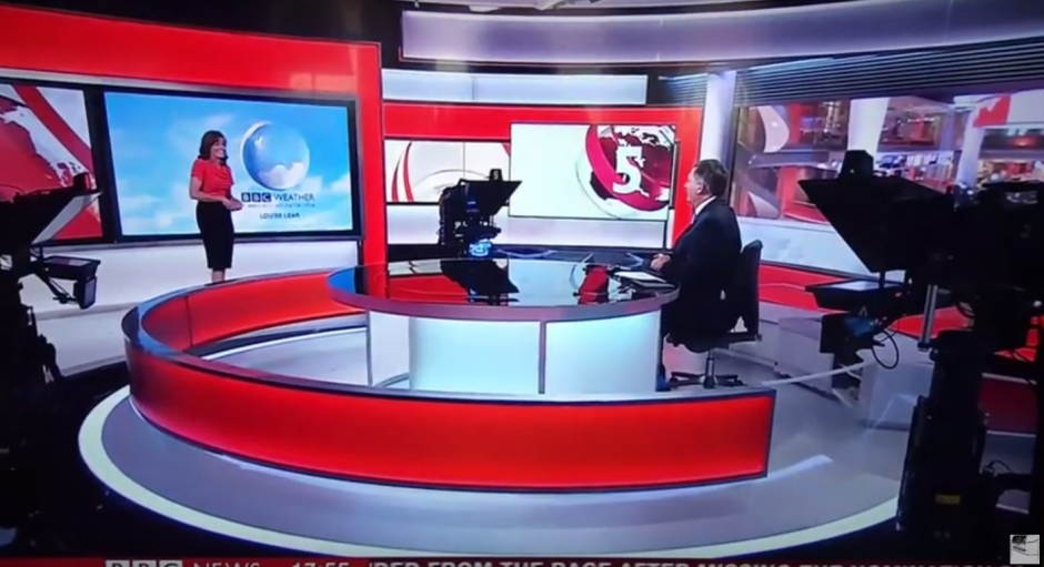 Todo inicia previo a la presentaci&oacute;n del clima. (Imagen: Captura de YouTube)