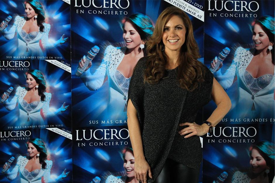 La cantante mexicana Lucero present&oacute; su nuevo disco "Lucero en concierto" durante una rueda de prensa en Ciudad de M&eacute;xico. (Foto: EFE)