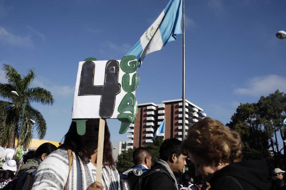 Miembros del Magisterio Nacional se manifestarán pacíficamente este jueves en la ciudad capital. (Foto: Jesús Alfonso/Soy502)