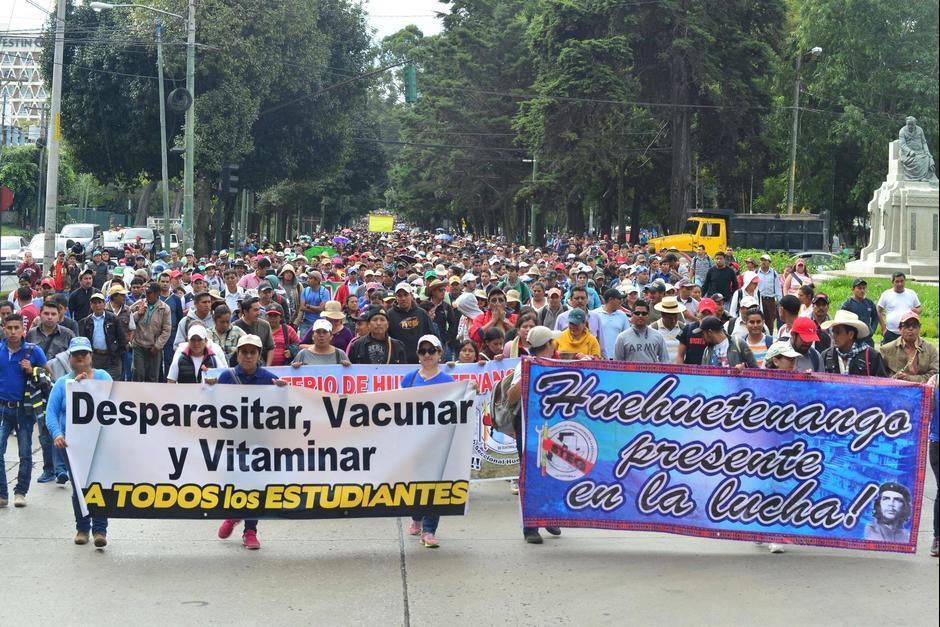 La asamblea nacional del Magisterio convoc&oacute; a una movilizaci&oacute;n en la ciudad este jueves. (Foto: Archivo/Soy502)