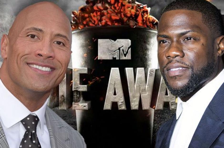 Los actores Kevin Hart y Dwayne Johnson &ldquo;La Roca&rdquo; son los presentadores del evento. (Foto:&nbsp;www.mirror.co.uk)