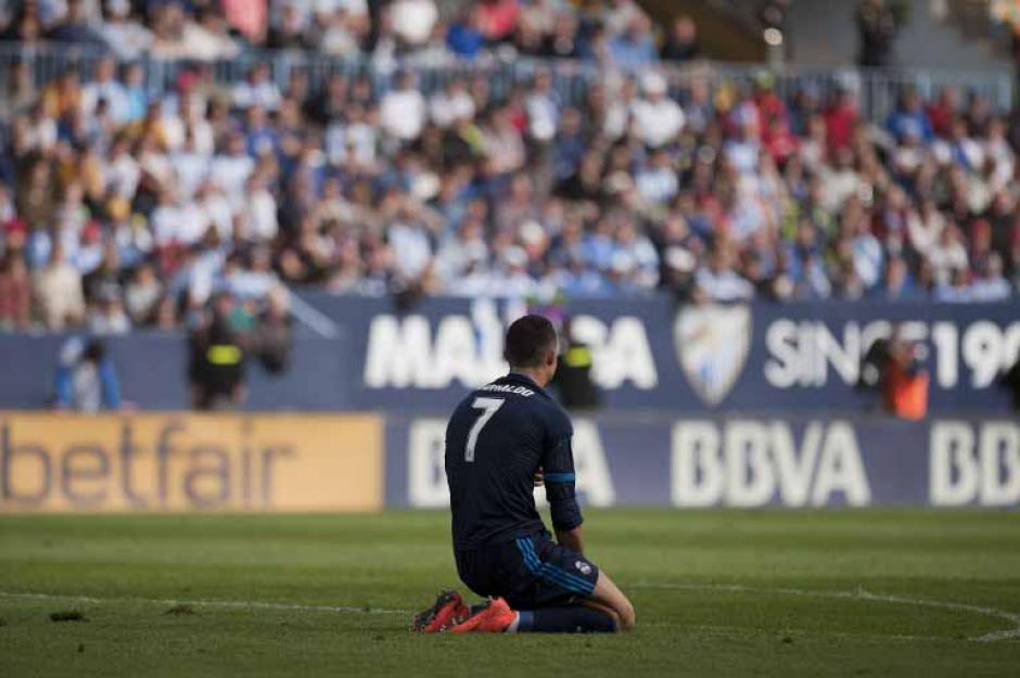 El portugu&eacute;s, Cristiano Ronaldo, se lament&oacute; el fallo de un penal durante el primer tiempo. Minutos antes hab&iacute;a convertido un gol. (Foto: AFP)