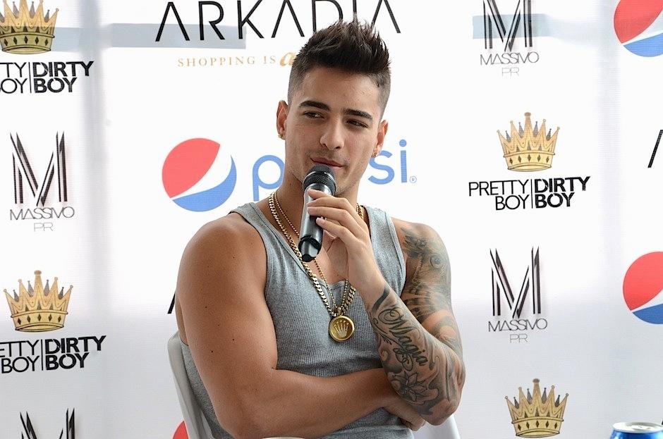 Maluma compartió con medios guatemaltecos unos minutos, a un día de su concierto en Guatemala. (Foto: Selene Mejía/Soy502)&nbsp;