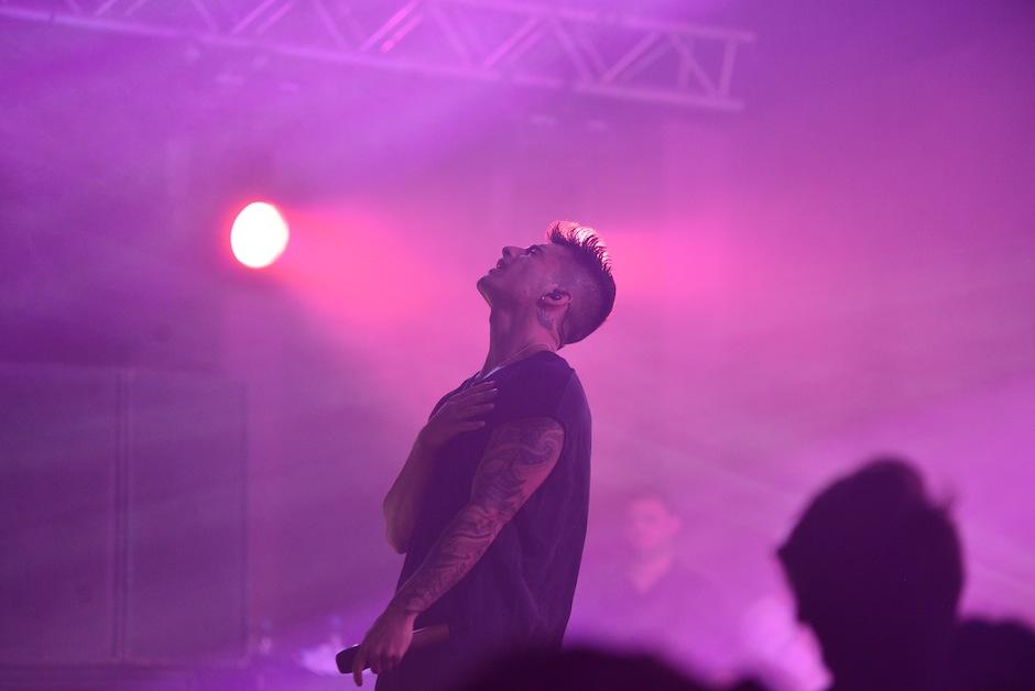 Maluma entregó todo en el escenario guatemalteco. (Foto: Wilder López/Soy502)&nbsp;