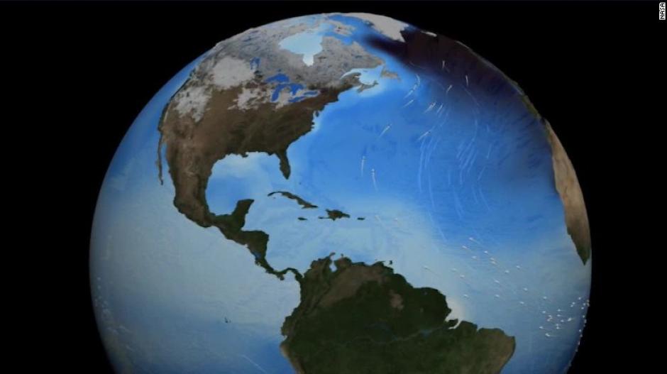 El enfriamiento en el Atl&aacute;ntico, cerca de Groenlandia, es completamente opuesto al calentamiento en el Pac&iacute;fico. &nbsp;(Foto: CNN)&nbsp;