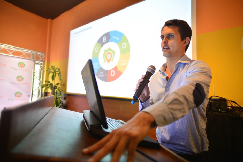 La plataforma Mapa Inmueble fue presentada a la prensa por su propietario Roberto Roesch. (Foto Wilder L&oacute;pez/Soy502)