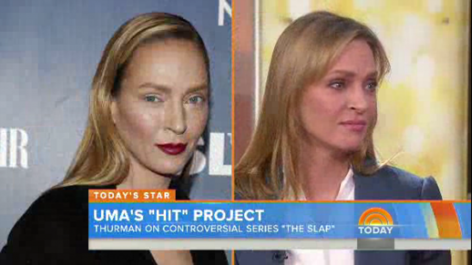 La actriz interprete de Kill Bill aclar&oacute; el asunto sobre su supuesta cirug&iacute;a. (Foto: Twitter)&nbsp;