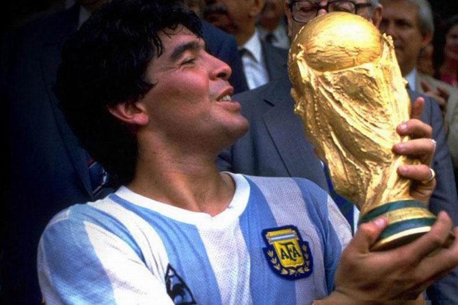 Maradona fue campe&oacute;n del mundo con Argentina y es considerado por muchos como el mejor jugador de todos los tiempos.