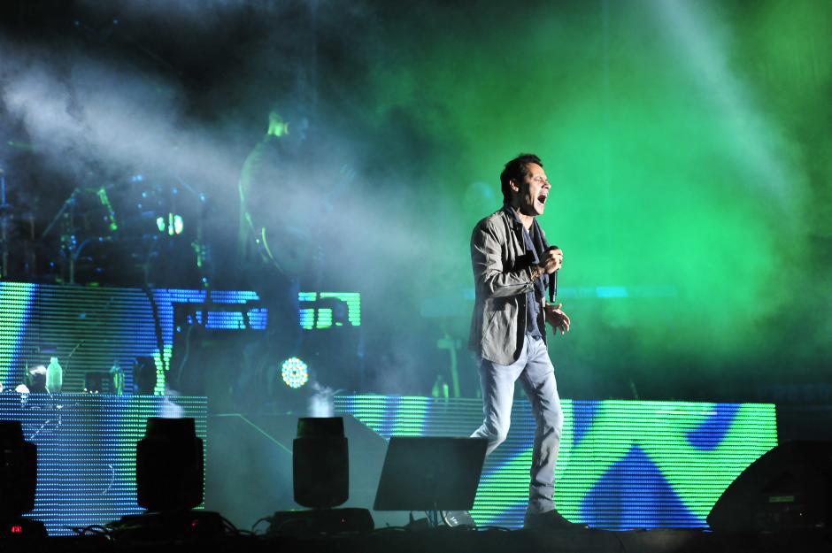 Por m&aacute;s de una hora el cantante de origen puertorrique&ntilde;o deleit&oacute; a los guatemaltecos con su m&uacute;sica. &nbsp;(Foto: &nbsp;Abel Lima/Nuestro Diario)&nbsp;
