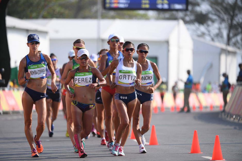 Mirna Ortiz finaliz&oacute; en el puesto 30 en la prueba de 20 kil&oacute;metros marcha de R&iacute;o 2016. (Foto: Aldo Mart&iacute;nez/Enviado de Nuestro Diario)