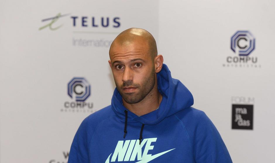 Javier Mascherano vino al pa&iacute;s tras la final en la Copa Am&eacute;rica. (Foto: Sergio Mu&ntilde;oz/Nuestro Diario)