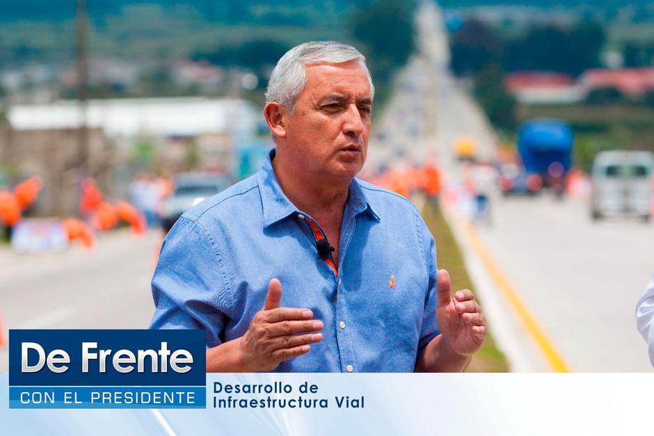 El polémico programa "De Frente con el Presidente" le costó al país más de Q22 millones al país durante 2013. (Foto: Archivo).