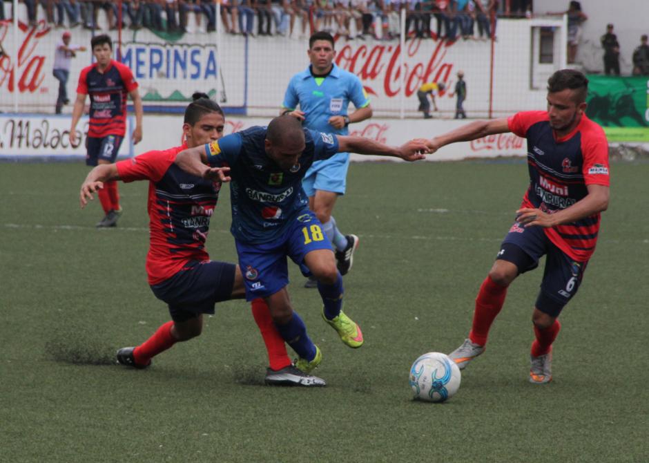 Malacateco hizo su partido y gan&oacute; tres puntos vitales para seguir en la pelea por no descender. (Foto: Prensa Municipal)