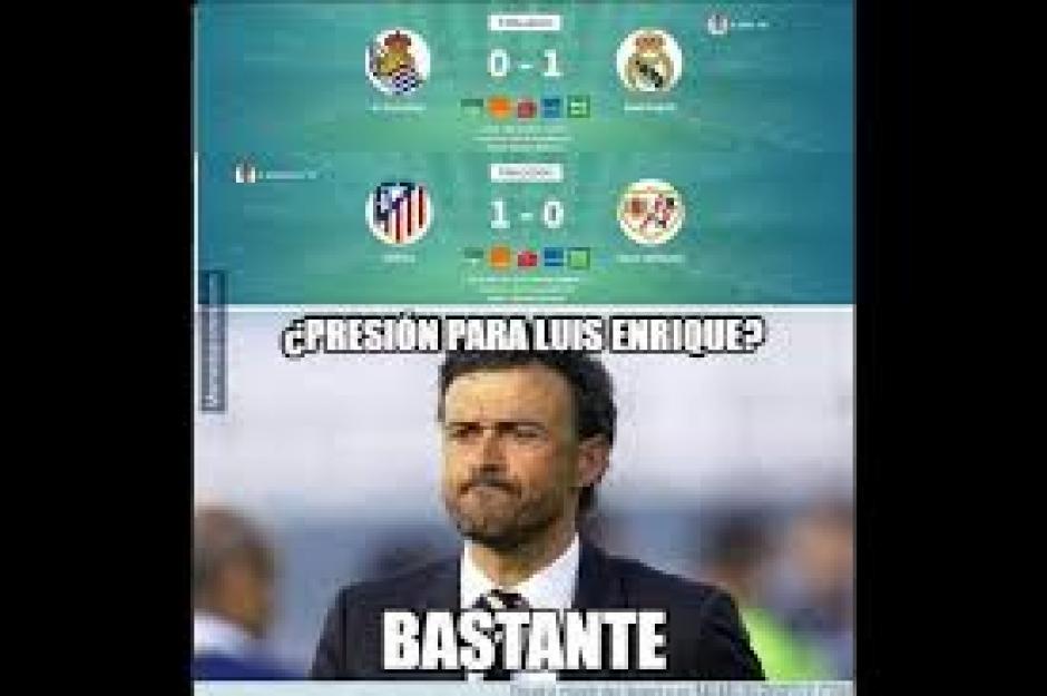 Luis Enrique fue parte del ingenio de los internautas. (Foto: Twitter)