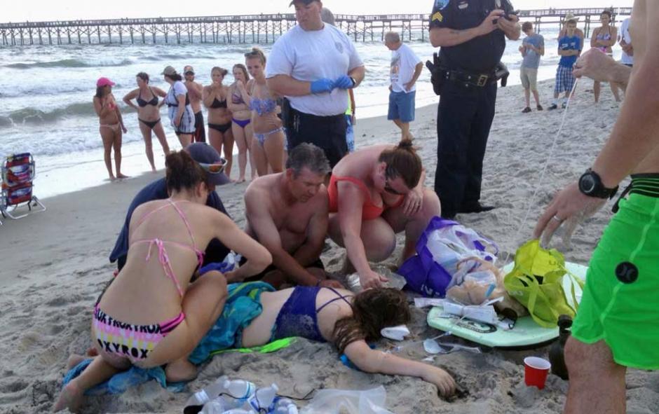 La alcaldesa Betty Wallace, de Oak Island, dijo que la chica perdi&oacute; parte de su brazo izquierdo y podr&iacute;a perder parte de su pierna izquierda. (Foto: diariodecampeche)&nbsp;