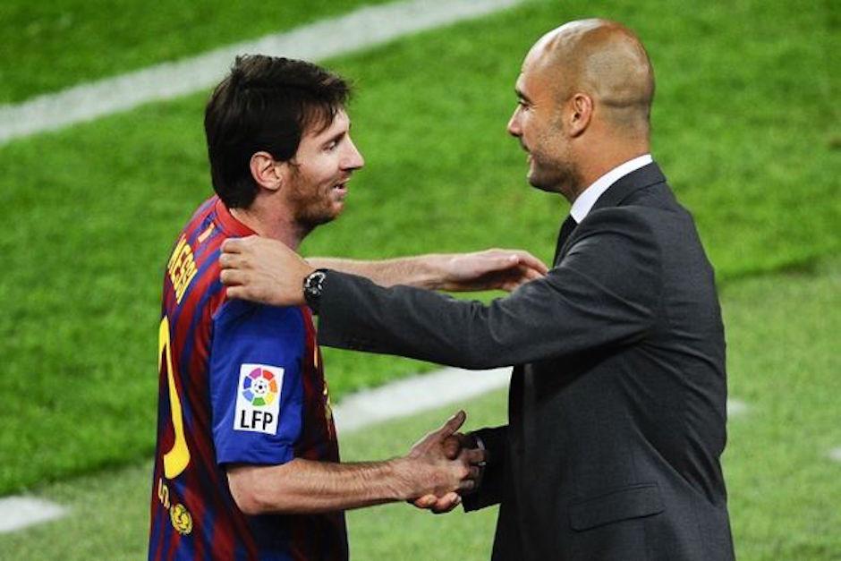 Guardiola y Messi ya coincidieron en el FC Barcelona, donde se entendieron de lo mejor. (Foto:&nbsp;mirror.co.uk)