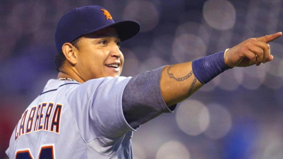El pelotero venezolano Miguel Cabrera fue electo como el MVP de la Liga Americana de las Grandes Ligas 2013. (Foto: AFP)
