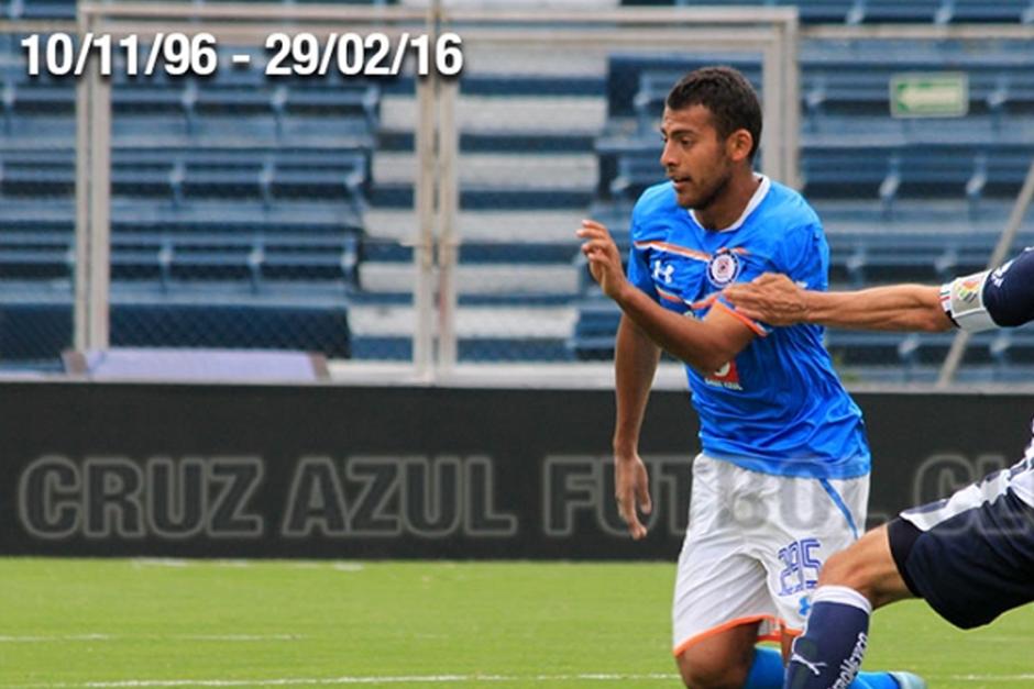 Alan Mayer, jugador del equipo sub20 de Cruz Azul, falleci&oacute; en un accidente automovil&iacute;stico. (Foto: Cruz Azul futbol club)