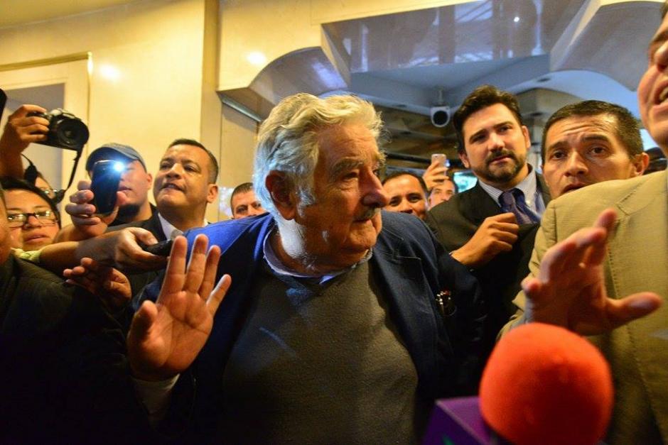 El expresidente uruguayo Jos&eacute; Mujica lleg&oacute; a Guatemala para participar del Foro Esquipulas. (Foto: Wilder L&oacute;pez/Soy502)&nbsp;