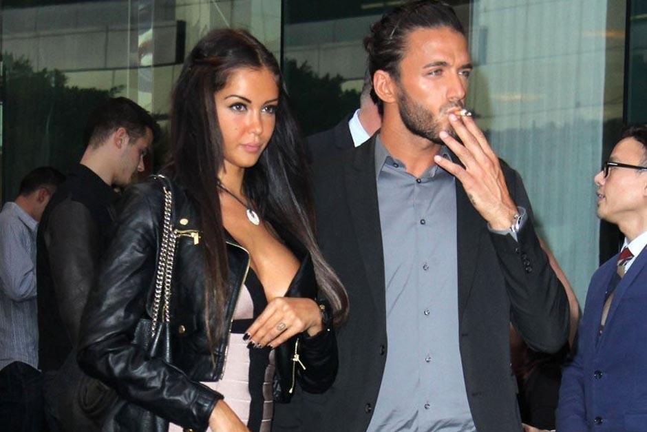 Nabilla Benattla y su novio Thomas Vergara. (Foto: tomada de daiylymail.co.uk)