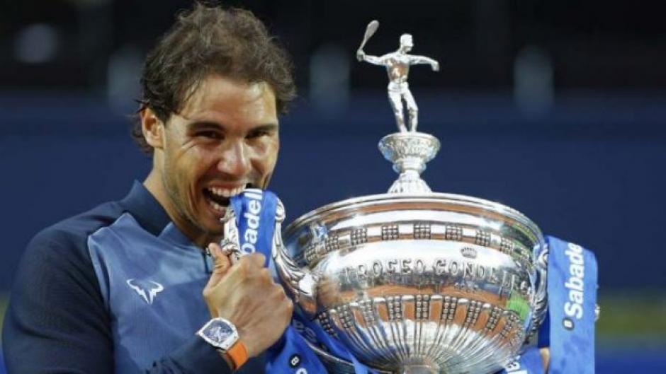 Nadal se qued&oacute; con el Open Banc Sabadell-Trofeo Conde de God&oacute;. (Foto: AFP)