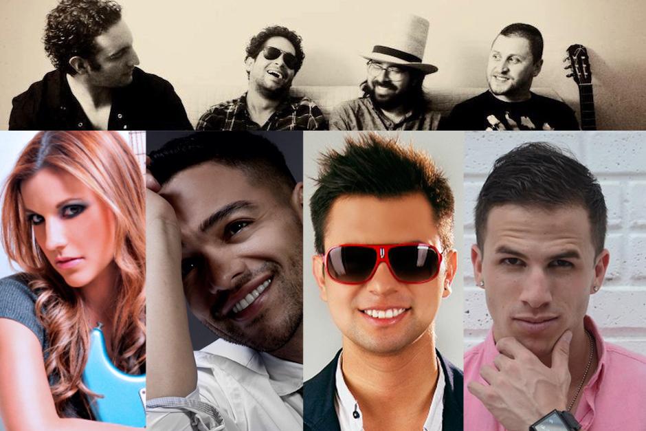 Estos son los artistas guatemaltecos nominados este a&ntilde;o a Los 40 Principales. (Fotos: Google y Soy502)&nbsp;