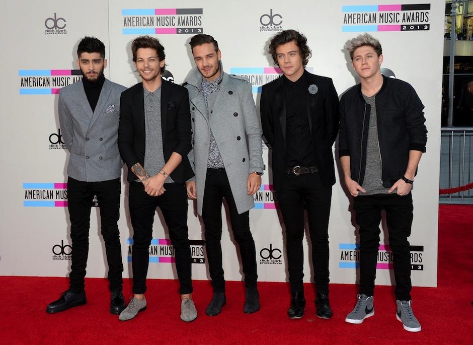 La agrupaci&oacute;n de Pop Rock, One Direction, rob&oacute; suspiros al arribar a la alfombra. (Gossipcop)&nbsp;
