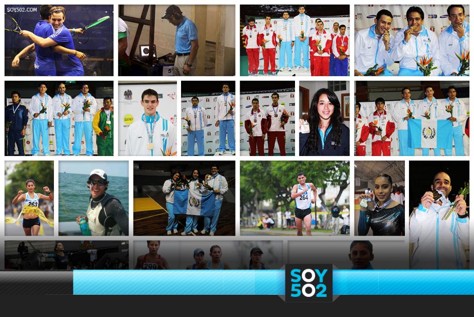 Los atletas guatemaltecos brillaron con 18 medallas de oro en los Juegos Bolivarianos. (Arte: Javier Marroqu&iacute;n/Soy502)