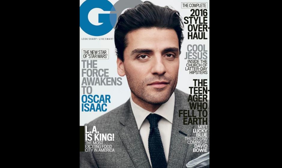 El actor guatemalteco Oscar Isaac invade la portada de la famosa revista masculina GQ. (Foto: GQ)&nbsp;