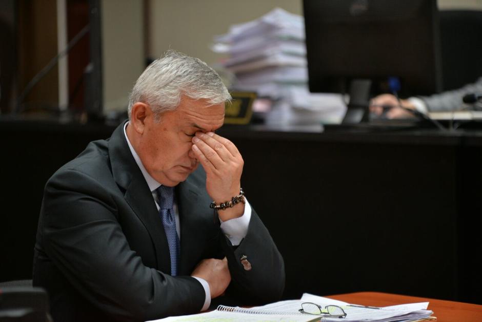 Otto P&eacute;rez logr&oacute; anular la etapa intermedia del caso La L&iacute;nea para pedir la modificaci&oacute;n de sus delitos. (Foto: Wilder L&oacute;pez/Soy502)