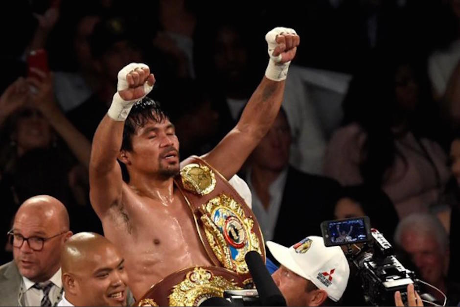 "Pacman" volvi&oacute; triunfal al cuadril&aacute;tero al enfrentarse a un oponente 10 a&ntilde;os menor. (Foto: Diario 3)