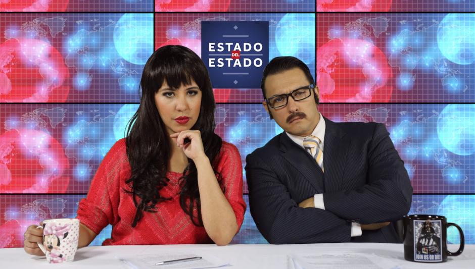 Patricia Delah&oacute;s y Ricardo Castr&oacute; son los personajes que nos muestran las noticias de una manera sat&iacute;rica. (Foto: C&eacute;sar Le&oacute;n/Estado del Estado)