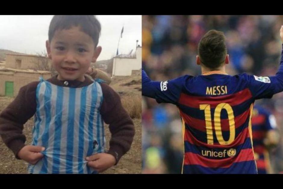 El sue&ntilde;o del ni&ntilde;o que se fabric&oacute; una camiseta de Messi con una bolsa de pl&aacute;stico acapar&oacute; la atenci&oacute;n del mundo.&nbsp;