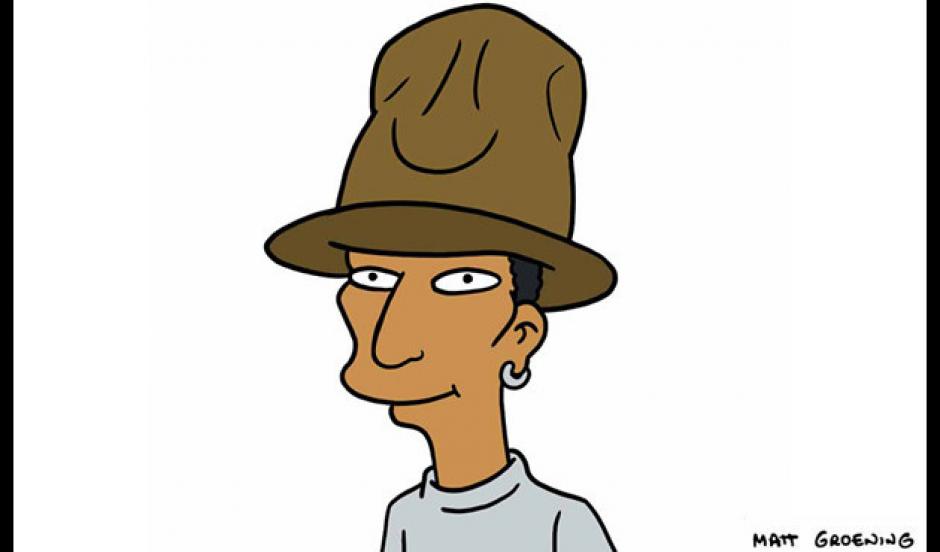 Pharrell Williams har&aacute; que Los Simpson y sus amigos est&eacute;n "Happy" con su llegada a Springfield.&nbsp;